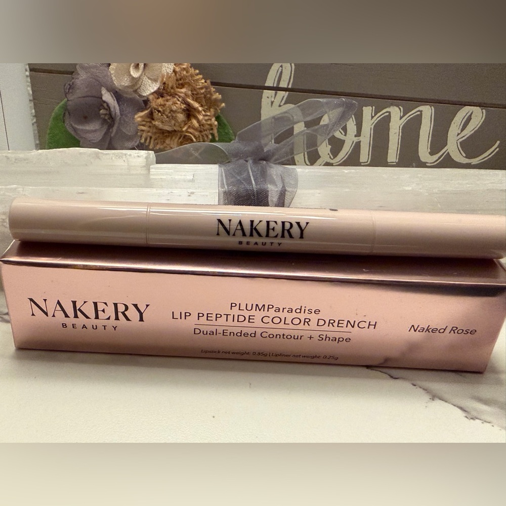 PLUM Paradise Lip Peptide Color Drench  Dual-Ended Lipstick - Naked Rose